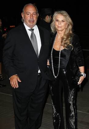 Nov. 2, 2015 - London, London, UK - Sir Philip Green & Lady Tina Green, Music Industry Trusts Award, Grosvenor House, London UK, 02 November 2015, Photo by London UK  - ZUMAl94_