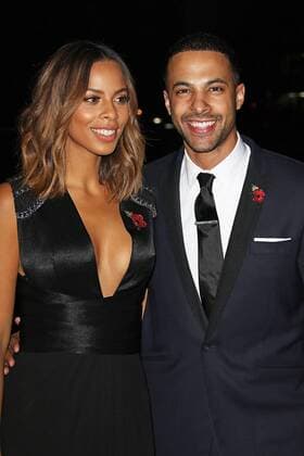 Nov. 2, 2015 - London, London, UK - Rochelle Humes & Marvin Humes, Music Industry Trusts Award, Grosvenor House, London UK, 02 November 2015, Photo by London UK  - ZUMAl94_
