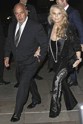 Nov. 2, 2015 - London, London, UK - London News Pictures. Sir Philip Green & Lady Tina Green, Music Industry Trusts Award, Grosvenor House, London UK, 02 November 2015, Photo by London UK  - ZUMAl94_