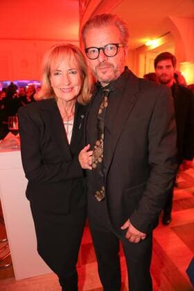 02.11.2015, Wiener Ronacher, NESTROY VERLEIHUNG 2015, Gala-Abend zum Theaterpreis im Bild: Dagmar Koller, Roland Koch -AfterShow