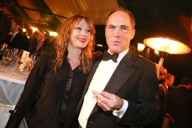 02.11.2015, Wiener Ronacher, NESTROY VERLEIHUNG 2015, Gala-Abend zum Theaterpreis im Bild: Birgit Minichmayr, Marcus Off -AfterShow