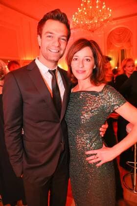02.11.2015, Wiener Ronacher, NESTROY VERLEIHUNG 2015, Gala-Abend zum Theaterpreis im Bild: Julia Cencig, Jakob Seeböck -AfterShow