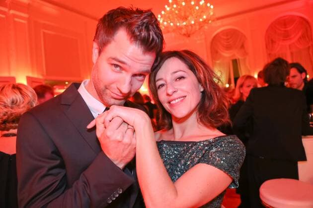 02.11.2015, Wiener Ronacher, NESTROY VERLEIHUNG 2015, Gala-Abend zum Theaterpreis im Bild: Julia Cencig, Jakob Seeböck -AfterShow