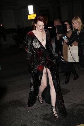 . 03 11 2015. London, United Kingdom. Karen Elson arriving at the Harper s Bazaar Women of the Year awards in London .  xStephenxLockx xi-Imagesx IIM-11339-0036