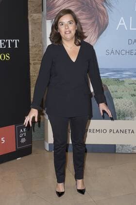 Nov. 3, 2015 - Madrid, Madrid, Spain - Spanish vice president Soraya Saenz de Santamaria attends presentation of the finalist and prize winning novel planet 2015 HOMBRES DESNUDOS Ã‚Â of Alicia Gimenez bartlett and LA ISLA DE ALICEÃ‚Â of Daniel SÃƒÂ¡nchez ArÃƒÂ©valo Madrid Spain  - ZUMAn230 Planet Preisverleihung in Madrid
