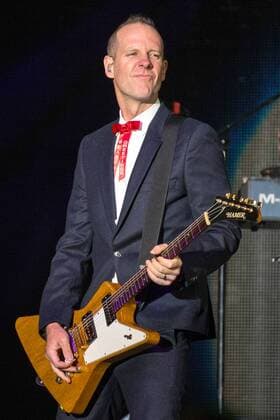 Dec. 13, 2014 - Inglewood, California, U.S - Guitarist TOM DUMONT of No Doubt performs live in concert at the 25th annual KROQ Almost Acoustic Christmas at The Forum in Inglewood, California - ZUMAs13