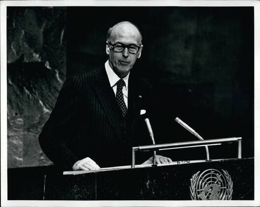 1972 - Giscard D Estaing New York U.S. - ZUMAk09_