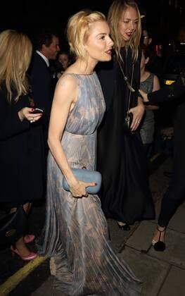 Harpers Bazaar Women of the Year Awards 2015 London, UK. Sienna Miller at Harpers Bazaar Women of the Year Awards at Claridges, London on November 3rd 2015. LMK73-58657-041115 