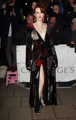 Harpers Bazaar Women of the Year Awards 2015 London, UK. Karen Elson at Harpers Bazaar Women of the Year Awards at Claridges, London on November 3rd 2015. LMK73-58657-041115 