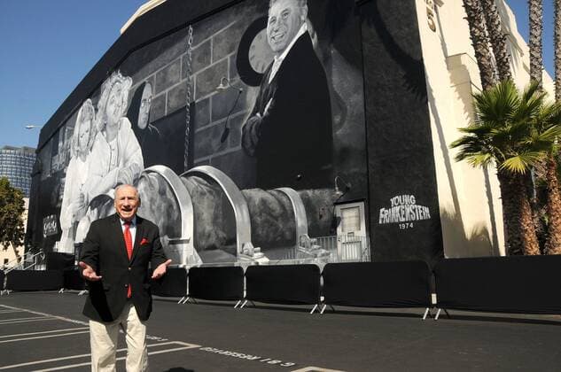 Oct. 23, 2014 - Los Angeles, California, U.S. - Director MEL BROOKS, at the Young Frankenstein 40th Anniversary held on the 20th Century Fox Studios Lot. - ZUMAf05