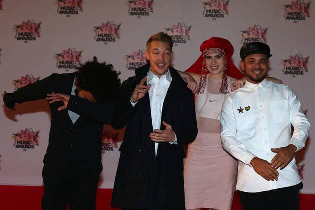202409 Francois Glories Starface 2015-11-07 Cannes France Cérémonie des NRJ Music Awards 2015. Arrivées. Major Lazer  Copyright: xFrancoisxGloriesx xStarfacex STAR_202409_007