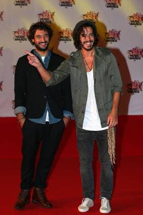 202409 Francois Glories Starface 2015-11-07 Cannes France Cérémonie des NRJ Music Awards 2015. Arrivées. Frérot, Jeremy ( Fréro Delavega ); Delavega, Flo ( Fréro Delavega )  Copyright: xFrancoisxGloriesx xStarfacex STAR_202409_039