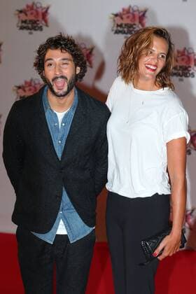 202409 Francois Glories Starface 2015-11-07 Cannes France Cérémonie des NRJ Music Awards 2015. Arrivées. Manaudou, Laure; Frérot, Jeremy ( Fréro Delavega )  Copyright: xFrancoisxGloriesx xStarfacex STAR_202409_045