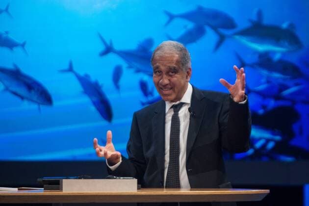 DEU, Deutschland, Nordrhein-Westfalen, Essen, 08.11.2015: Deutsche Bundesstiftung Umwelt Deutscher Umweltpreis Festakt Professor Dr. Mojib Latif, Geomar Helmholtz-Zentrum für Ozeanforschung Kiel
