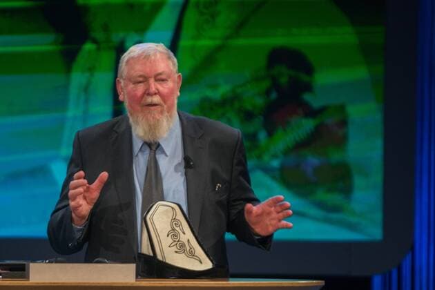 DEU, Deutschland, Nordrhein-Westfalen, Essen, 08.11.2015: Deutsche Bundesstiftung Umwelt Deutscher Umweltpreis Festakt Prof. em. Dr. Michael Succow, Greifswald