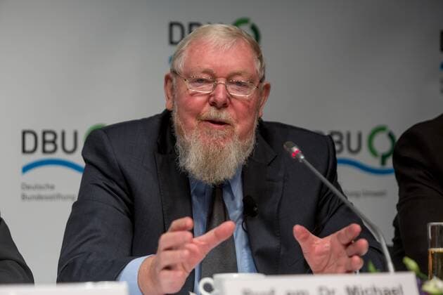 DEU, Deutschland, Nordrhein-Westfalen, Essen, 08.11.2015: Deutsche Bundesstiftung Umwelt (DBU) Deutscher Umweltpreis Pressekonferenz Prof. em. Dr. Michael Succow, Greifswald, Ehrenpreisträger