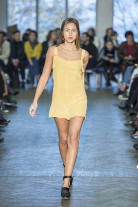 (151108) -- TBILISI, Nov. 8, 2015 -- A model presents a creation of Janashia during the Mercedes Benz Fashion Week in Tbilisi, capital of Georgia, on Nov. 8, 2015. ) GEORGIA-TBILISI-FASHION WEEK-JANASHIA GiorgixInduashvili 