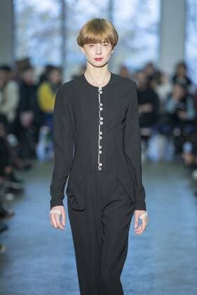 (151108) -- TBILISI, Nov. 8, 2015 -- A model presents a creation of Janashia during the Mercedes Benz Fashion Week in Tbilisi, capital of Georgia, on Nov. 8, 2015. ) GEORGIA-TBILISI-FASHION WEEK-JANASHIA GiorgixInduashvili 