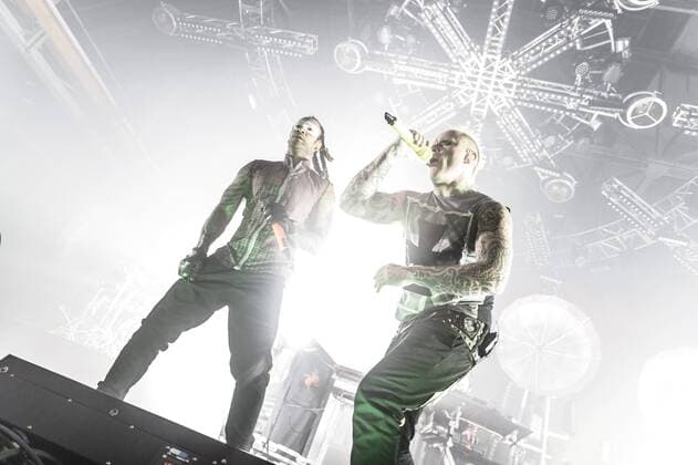 THE PRODIGY (v.l. Maxim Reality & Keith Flint) live im Zenith, München 09.11.2015