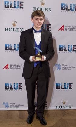 Monaco, Monte Carlo - November 09, 2015: Prizegiving Gala at Blue Monaco 2015, a Global Film Festival and Conservation Summit with Filmmaker Preston Buchanan Prizegiving Gala at Blue Monaco 2015, a Global Film Festival and Conservation Summit Blue Monaco Global Filmfestival - Preisverleihung