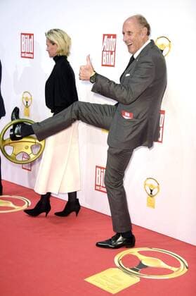 Hans-Joachim Stuck bei der Verleihung des Goldenen Lenkrads 2015 im Berliner Axel-Springer-Haus. Berlin, 10.11.2015 Foto:xFredericx xFuturexImage