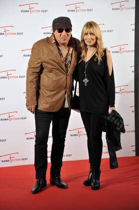 Rome Fiction Fest 2015. Red carpet Masterclass & Excellence Award . Pictured: Steven Van Zandt (Little Steven), Maureen Van Zandt  CamillaxMorandi