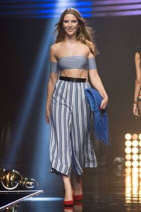 Anna Barrachina during the women Secret fashion show with the latest trends spring-summer in Madrid, Novermber 11, 2015.  (20151111003)