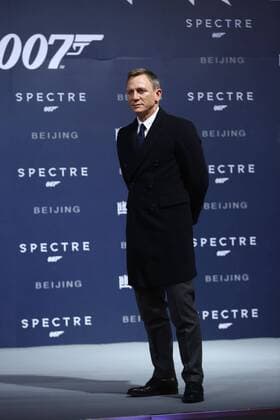 BEIJING, CHINA - NOVEMBER 12: (CHINA OUT) British actor Daniel Craig attends premiere of new film Spectre directed by British actor and director Sam Mendes on November 12, 2015 in Beijing, China.  CFP475757991 James Bond Spectre Filmpremiere in Peking