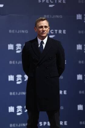 BEIJING, CHINA - NOVEMBER 12: (CHINA OUT) British actor Daniel Craig attends premiere of new film Spectre directed by British actor and director Sam Mendes on November 12, 2015 in Beijing, China.  CFP475757992 James Bond Spectre Filmpremiere in Peking