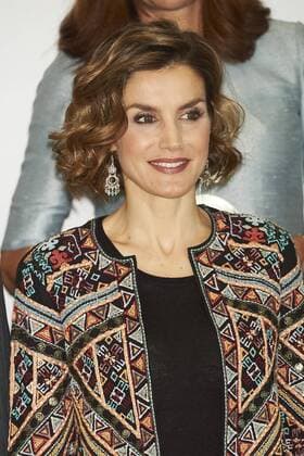 Nov. 12, 2015 - Madrid, Spain - Queen Letizia of Spain attend the acreditations ceremony for honorary Spain Brand Ambassadors at the BBVA Headquarter on November 12, 2015 in Madrid, Spain. Madrid Spain  - ZUMAg15_ Spanisches Königspaar bei Preisverleihung in Madrid