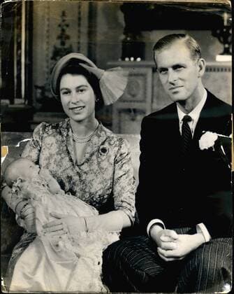 1948 - Queen Elizabeth II Philip and Baby Charles London United Kingdom - ZUMAk09_