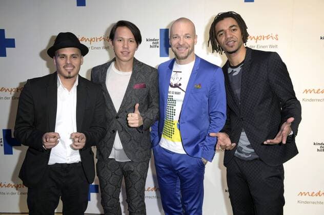 Culcha Candela bei der Verleihung des 17. Medienpreises der Kindernothilfe im DRIVE Volkwagen Forum. Berlin, 13.11.2015 Foto:xFredericx xFuturexImage