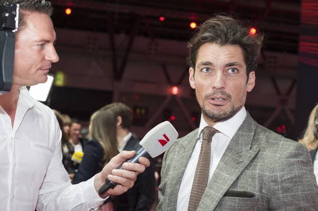 Sept. 8, 2014 - London, London, UK - Celebrities & VIPs attend the global launch of the all-new baby saloon, Jaguar XE, at the Earls Court Exhibition Centre, London. Pictured: David Gandy. - ZUMAt12
