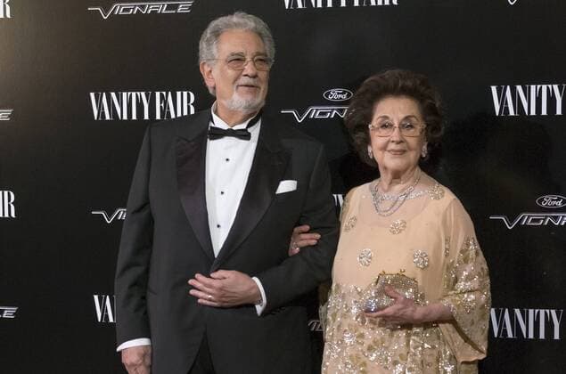 Nov. 16, 2015 - Madrid, Spain - Spanish tenor Placido Domingo and wife Marta Ornelas attend the Vanity Fair Personality Of The Year Gala at the Hotel Ritz on November 16, 2015 in Madrid, Spain. Madrid Spain  - ZUMAn230