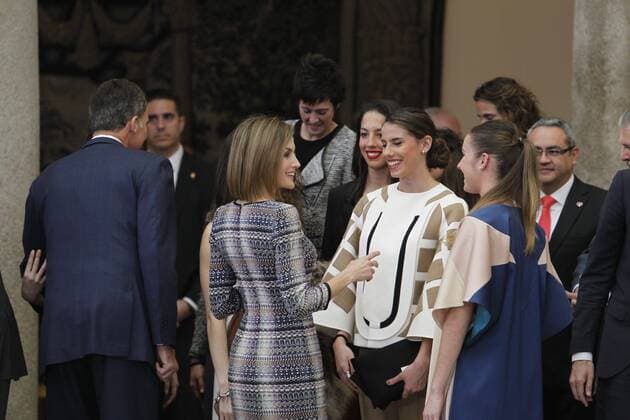 Entrega de los premios nacionales del deporte 2014 261 cordon press reina letizia Royal family attending the National Sports Awards in Madrid 