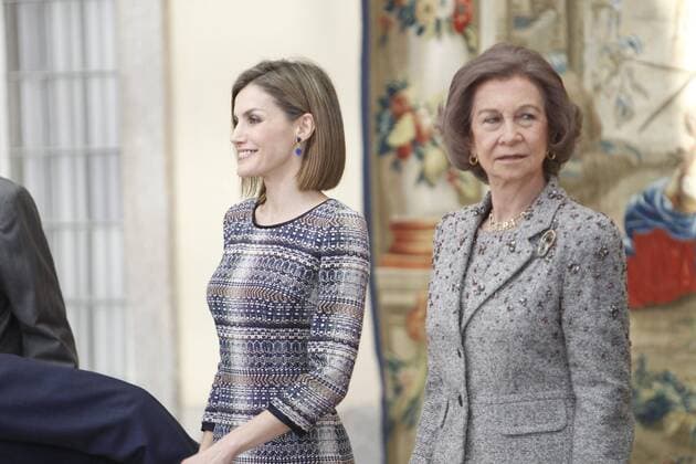 Entrega de los premios nacionales del deporte 2014 261 cordon press reina letizia reina sofia Royal family attending the National Sports Awards in Madrid 