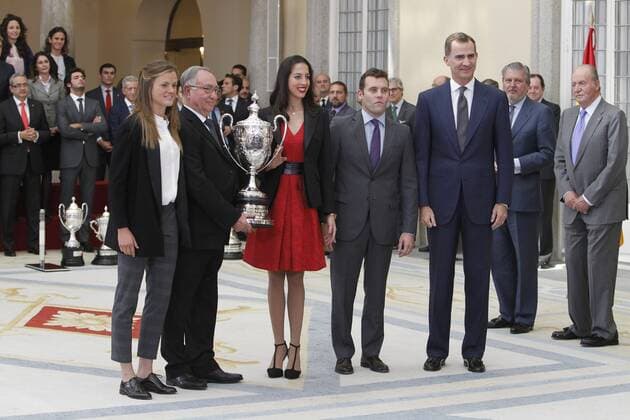 Entrega de los premios nacionales del deporte 2014 261 cordon press rey felipe Royal family attending the National Sports Awards in Madrid 