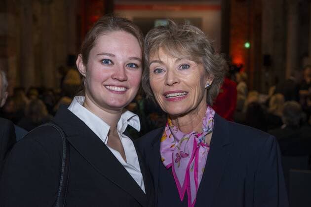 Schauspielerin Ilona Gruebel (r.) und Tochter Yella Verleihung des Prix Courage Allerheiligen Hofkirche Muenchen 16.11.2015