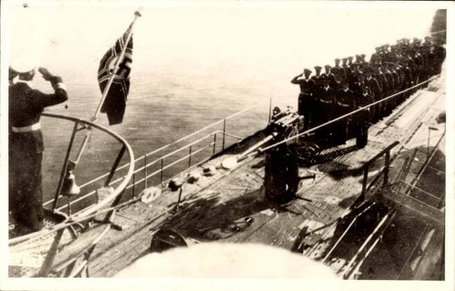 Deutsches U Boot, U 196, Unterseeboot, Besatzung, Kriegsmarine !AUFNAHMEDATUM GESCHÄTZT!