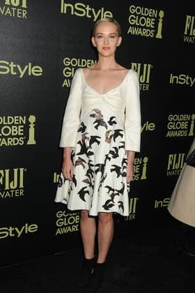 17 November 2015 - West Hollywood, California - Jess Weixler. Hollywood Foreign Press Association and InStyle Celebrate The 2016 Golden Globe Award Season held at Ysabel.  ByronxPurvis AdMedia