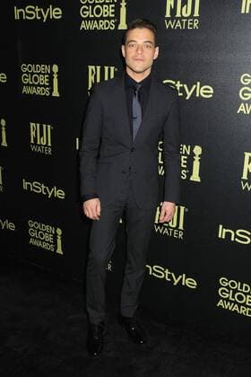 17 November 2015 - West Hollywood, California - Rami Malek. Hollywood Foreign Press Association and InStyle Celebrate The 2016 Golden Globe Award Season held at Ysabel.  ByronxPurvis AdMedia