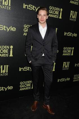 17 November 2015 - West Hollywood, California - Dominic Sherwood. Hollywood Foreign Press Association and InStyle Celebrate The 2016 Golden Globe Award Season held at Ysabel.  ByronxPurvis AdMedia