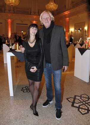 Anja van Zoest, Bernd Thraenhardt bei der Exclusiven Vernissage des LAMBERTZ FINE ART Kalenders 2016 - La Dolce Vita im Hotel de Rome, Berlin. 17.11.2015