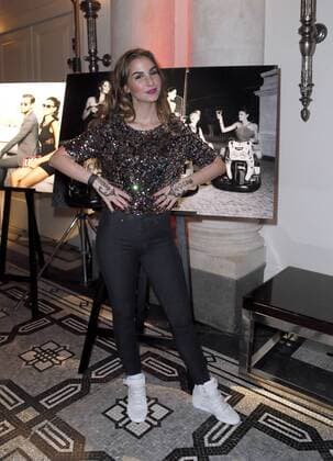 Sila Sahin bei der Exclusiven Vernissage des LAMBERTZ FINE ART Kalenders 2016 - La Dolce Vita im Hotel de Rome, Berlin. 17.11.015