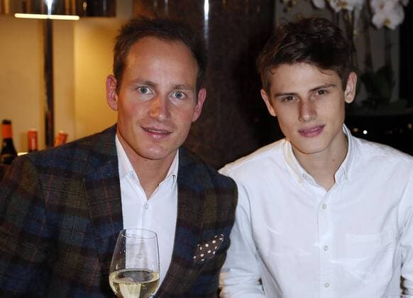 Nico Lehmann, Richard Breitengraser bei der Exclusiven Vernissage des LAMBERTZ FINE ART Kalenders 2016 - La Dolce Vita im Hotel de Rome, Berlin. 17.11.2015