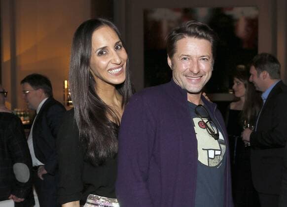 Friederike Dirscherl, Bruno Eyron bei der Exclusiven Vernissage des LAMBERTZ FINE ART Kalenders 2016 - La Dolce Vita im Hotel de Rome, Berlin. 17.11.2015