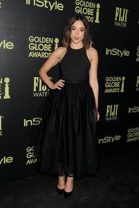 17 November 2015 - West Hollywood, California - Chloe Bennet. Hollywood Foreign Press Association and InStyle Celebrate The 2016 Golden Globe Award Season held at Ysabel.  ByronxPurvis AdMedia