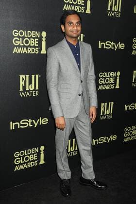 17 November 2015 - West Hollywood, California - Aziz Ansari. Hollywood Foreign Press Association and InStyle Celebrate The 2016 Golden Globe Award Season held at Ysabel.  ByronxPurvis AdMedia
