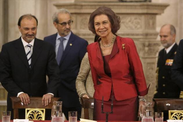 Queen Sofia of Spain during XXIV Reina Sofia Iberoamerican Poetry Award . November 18, 2015.  (2015111804)