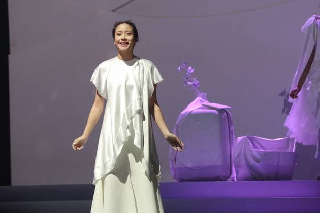 HONG KONG, CHINA - NOVEMBER 18: (CHINA OUT) Singer and actress Karena Lam performs in the musical play Music Is Live on November 18, 2015 in Hong Kong, China.  CFP476061413